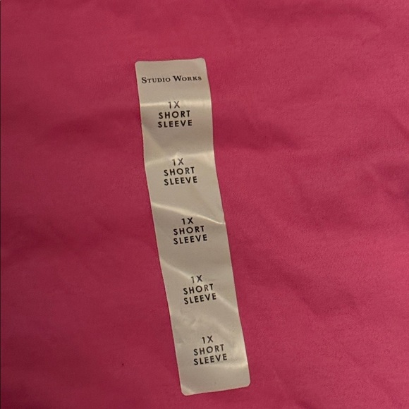 Studio Works Pink Short Sleeve Tee - Picture 3 of 5